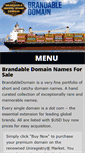 Mobile Screenshot of brandabledomain.com